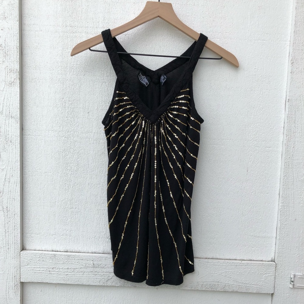 Gold Sequin Tank